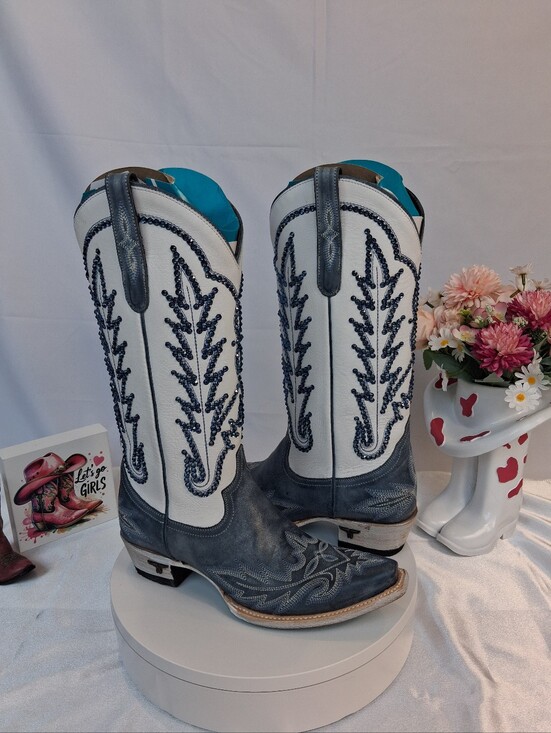 Lane boots Shoes - New LANE Lexington Cowgirl Boots W/ SWAROVSKI Crystals 7.5